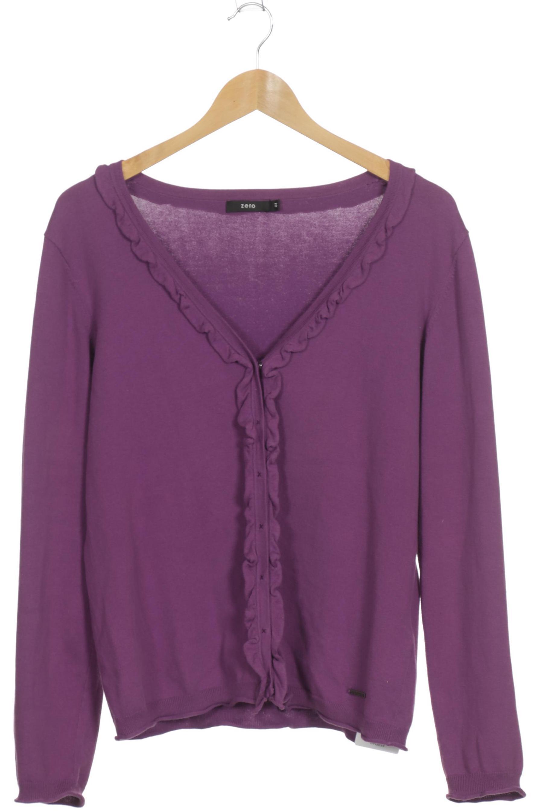 

Zero Damen Strickjacke, lila, Gr. 44