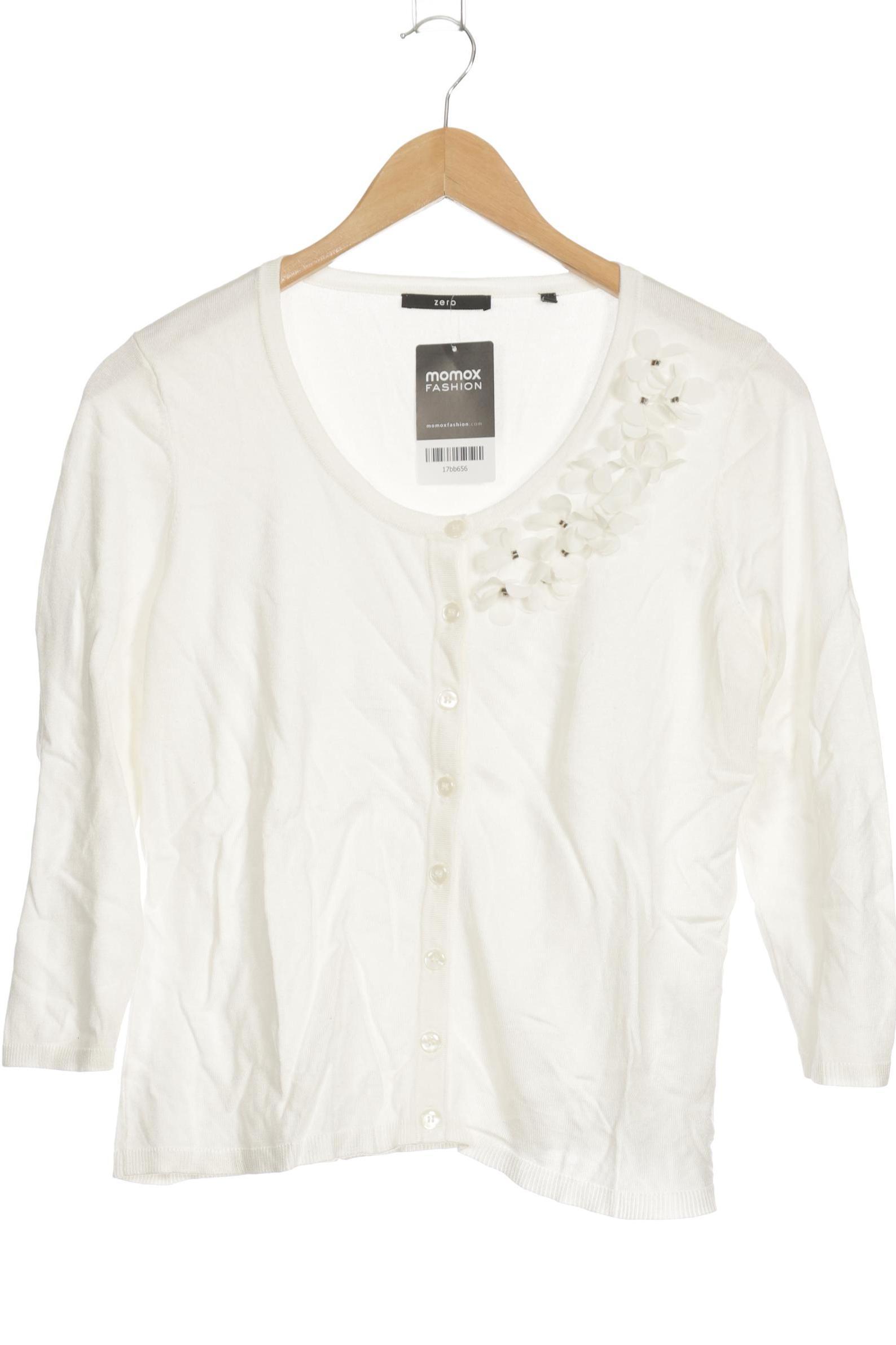 

Zero Damen Strickjacke, weiß, Gr. 40